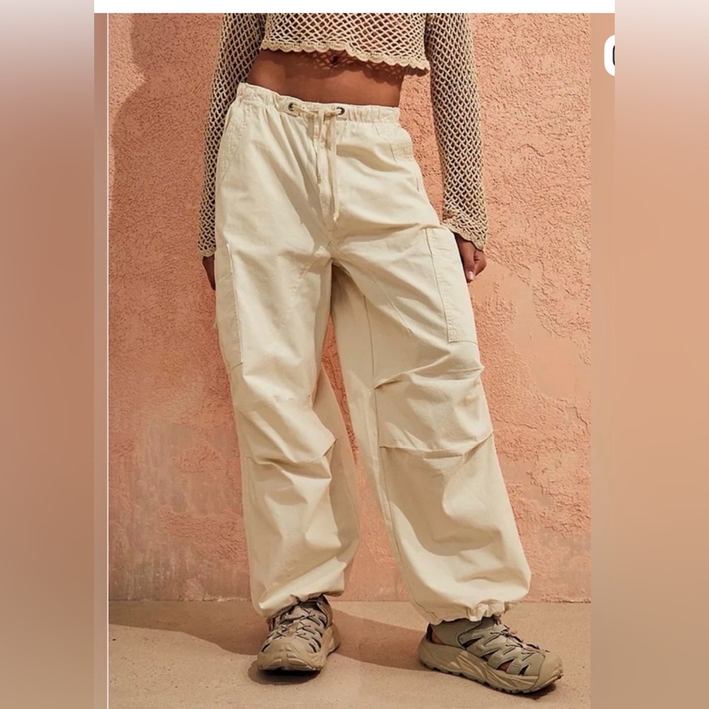 Jaded London Ecu Parachute Cargo 100% Pants Size S.